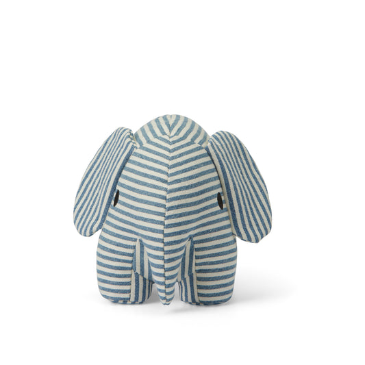 Éléphant Denim Stripe 21cm Bon Ton Toys - OFCK.fr